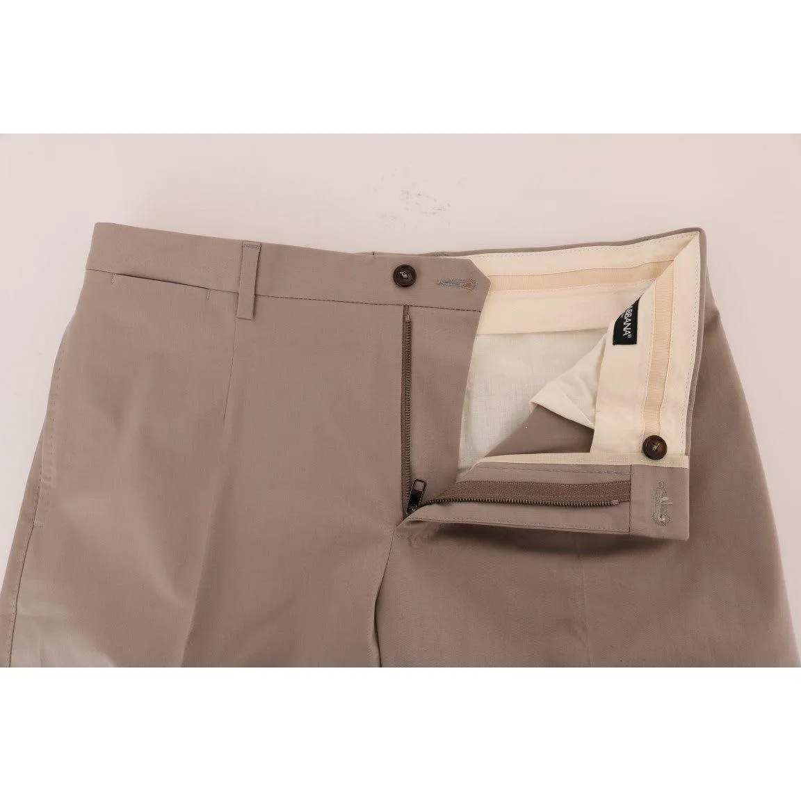 Dolce & Gabbana Chic Beige Chinos Casual Pants