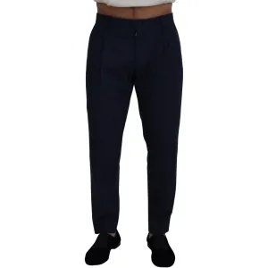 Dolce & Gabbana Chic Slim Fit Chinos in Blue