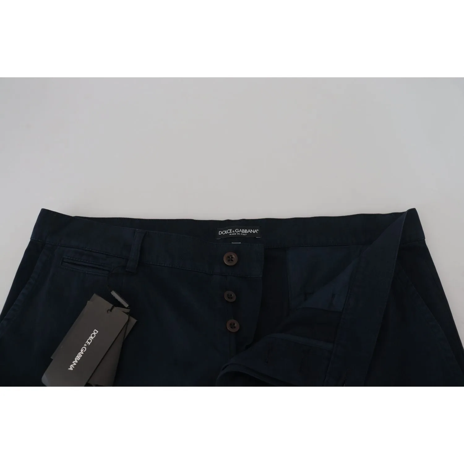 Dolce & Gabbana Elegant Dress Chinos in Blue