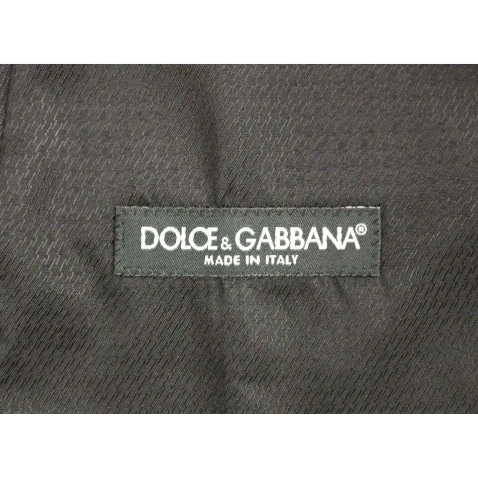 Dolce & Gabbana Elegant Gray Wool Dress Vest