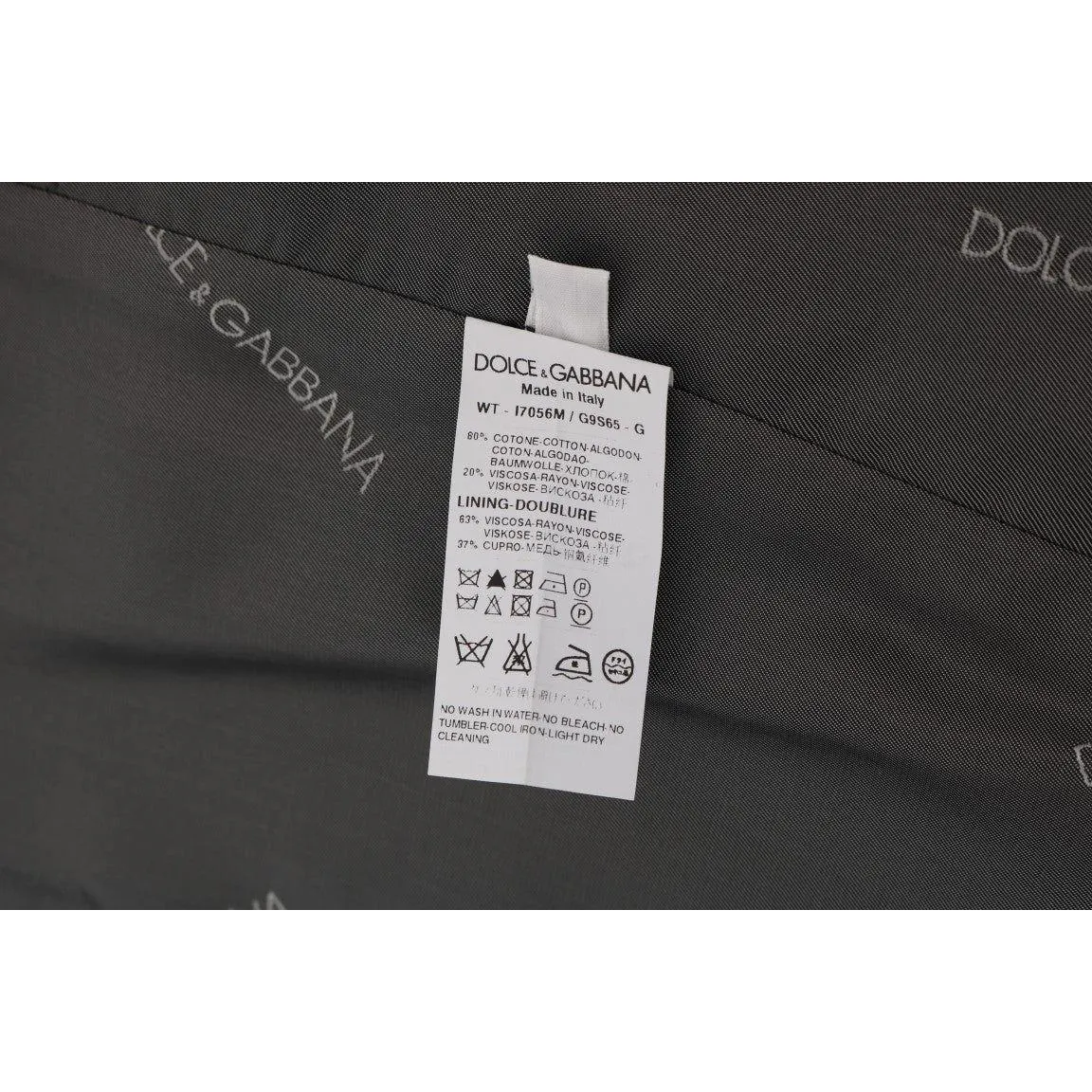 Dolce & Gabbana Sleek Gray Single-Breasted Waistcoat Vest