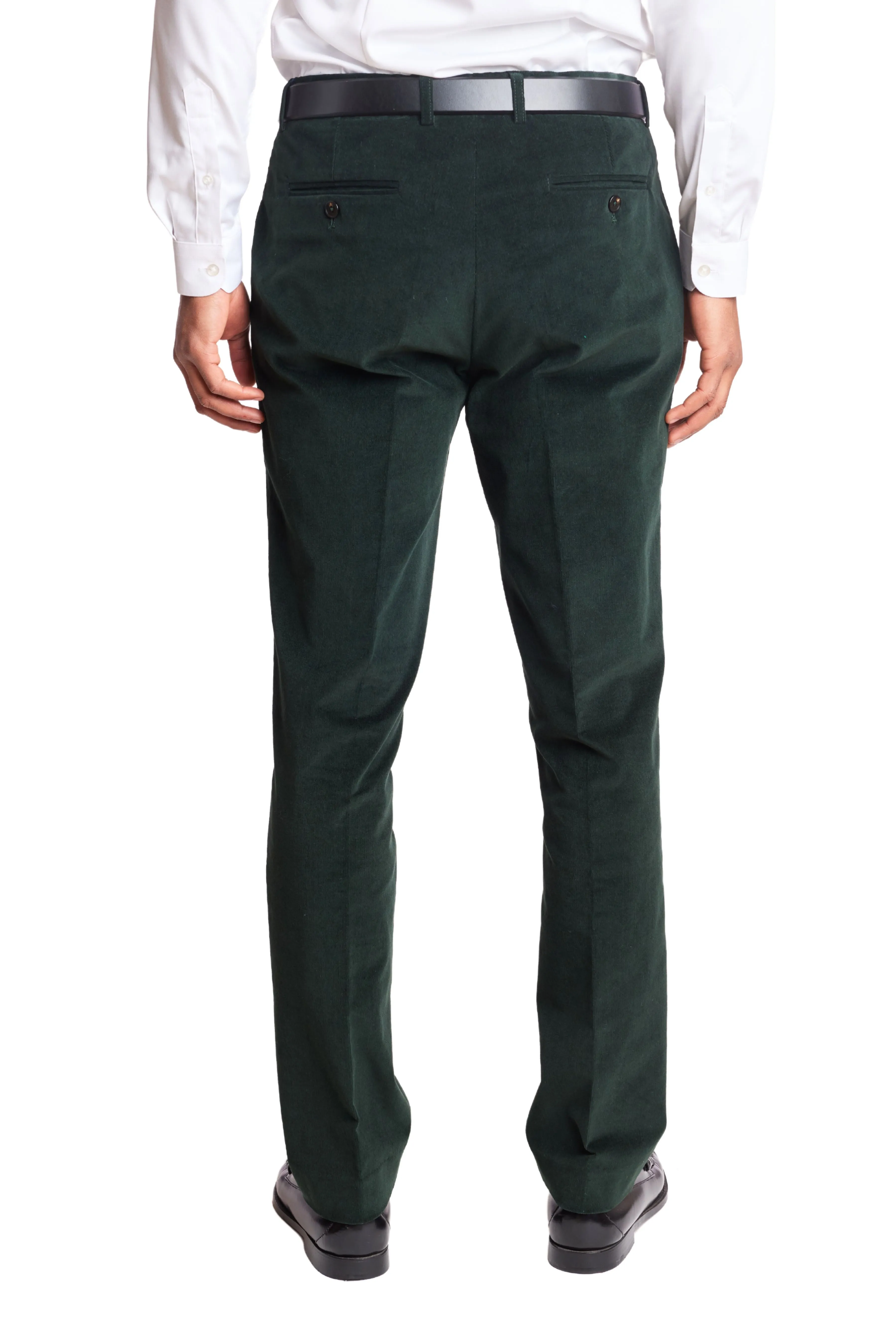 Downing Pants - slim - Dark Forest Green Cord