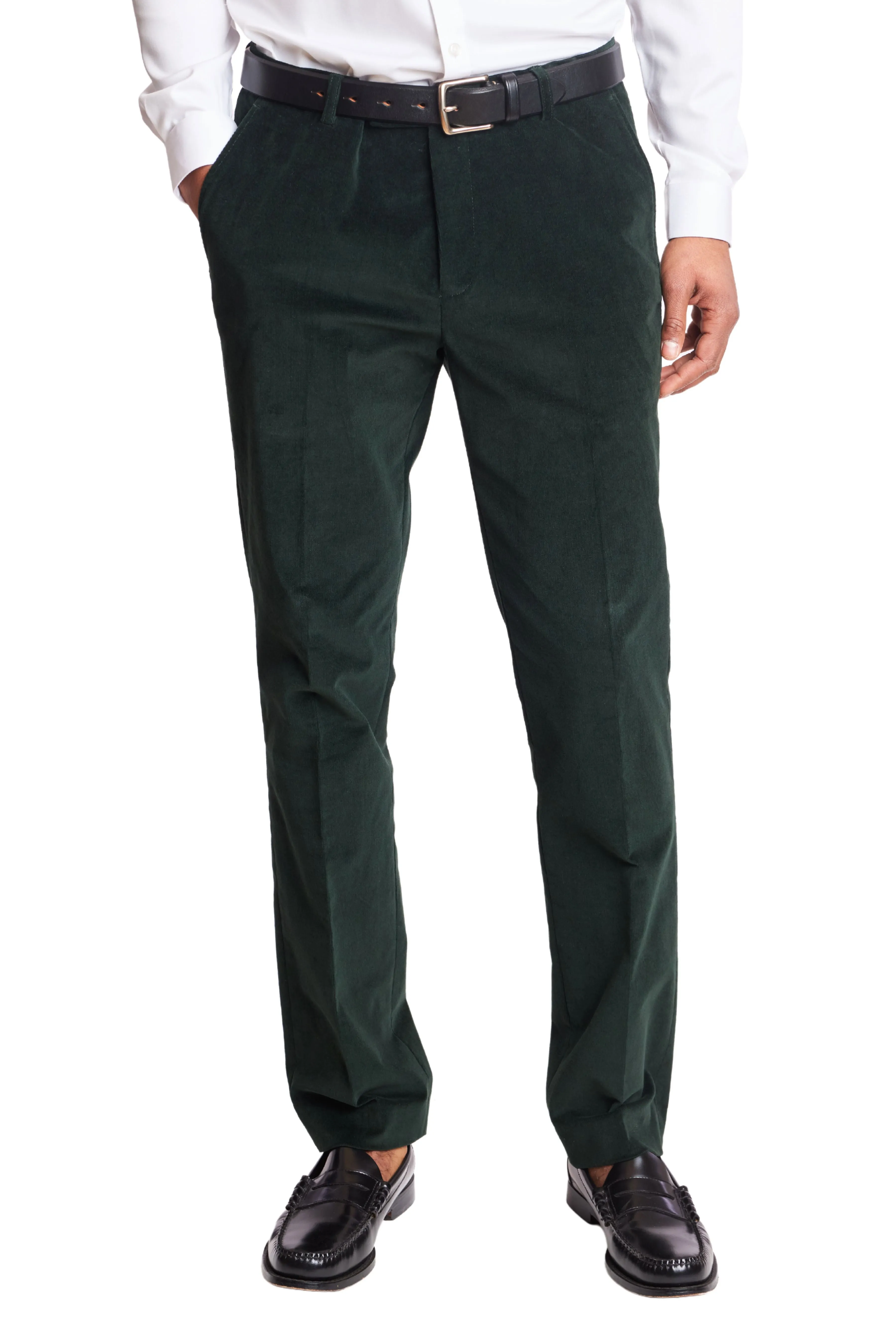 Downing Pants - slim - Dark Forest Green Cord