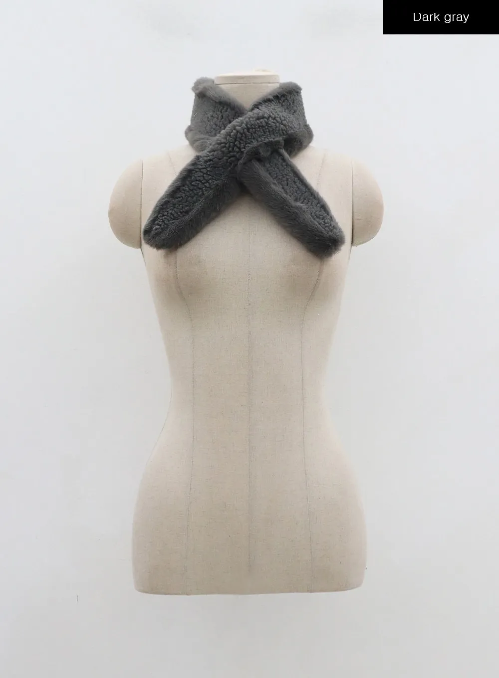 Faux Fur Fleeced Mini Scarf BN25