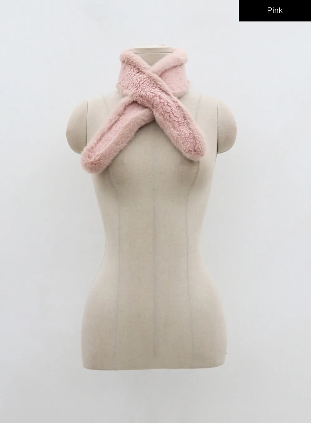 Faux Fur Fleeced Mini Scarf BN25