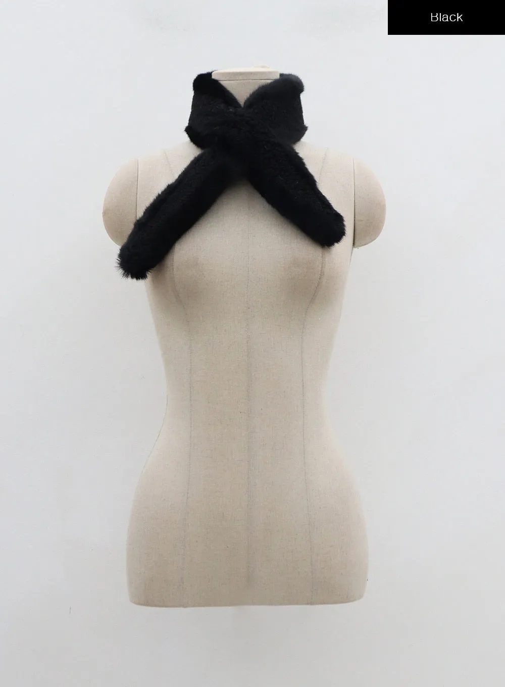 Faux Fur Fleeced Mini Scarf BN25