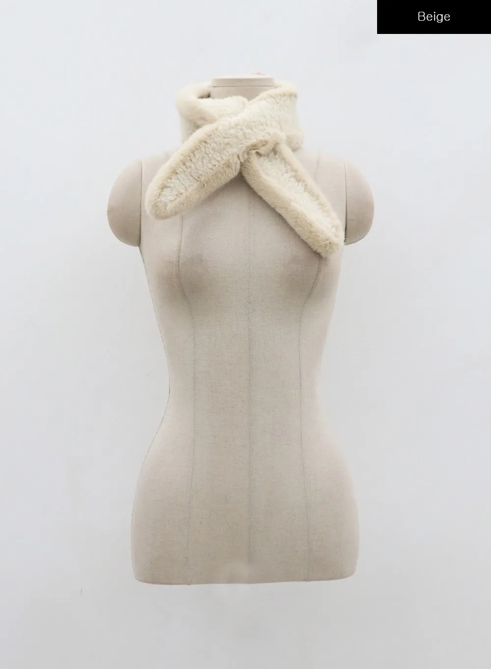 Faux Fur Fleeced Mini Scarf BN25