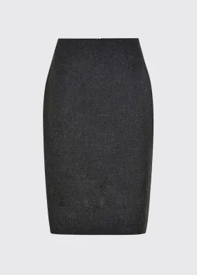 Fern Tweed Skirt - Graphite