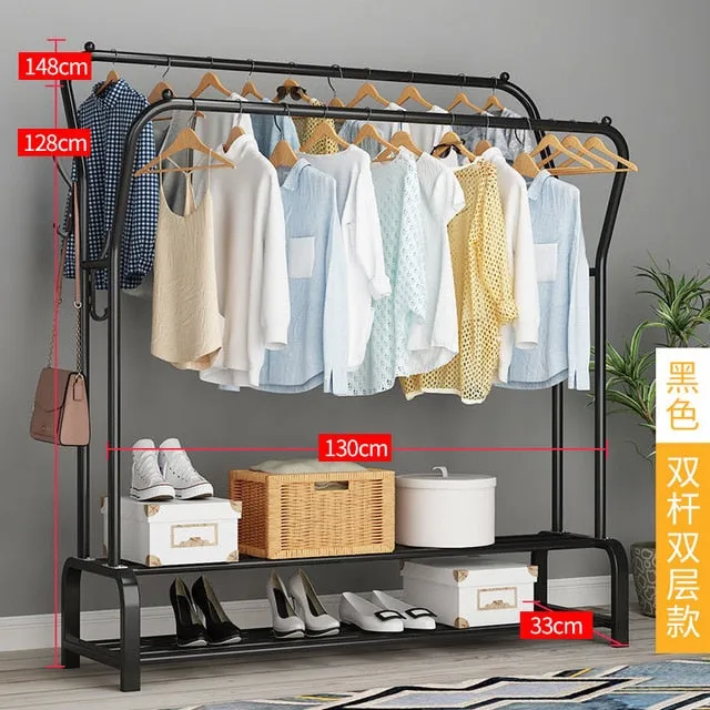 Floored Drying Coat Rack