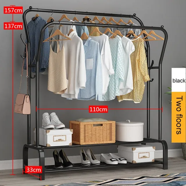 Floored Drying Coat Rack