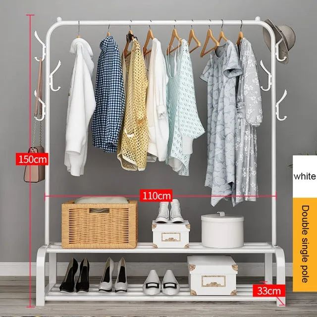 Floored Drying Coat Rack