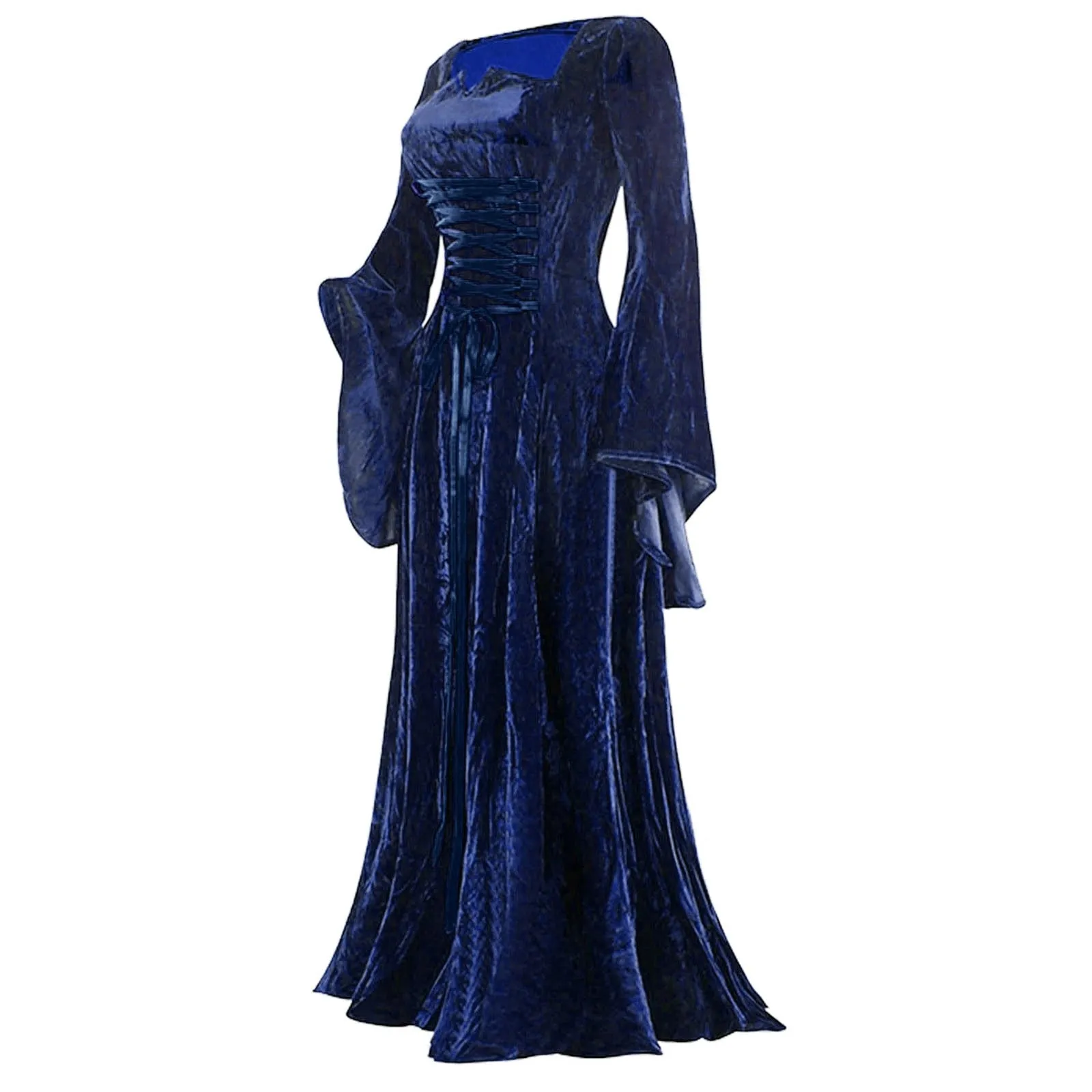 Funki Buys | Dresses | Women's Medieval Velvet Maxi Dress