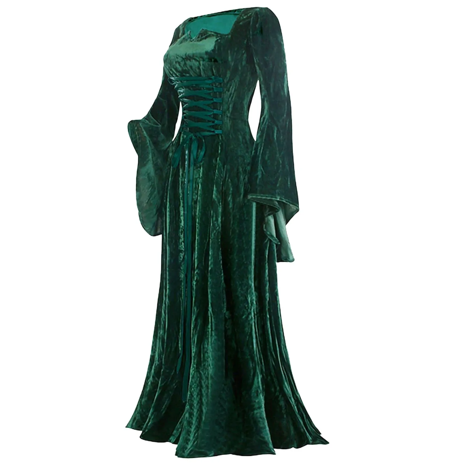 Funki Buys | Dresses | Women's Medieval Velvet Maxi Dress