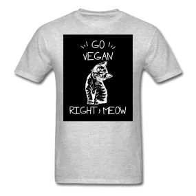 Go Vegan Right Meow Classic T-Shirt