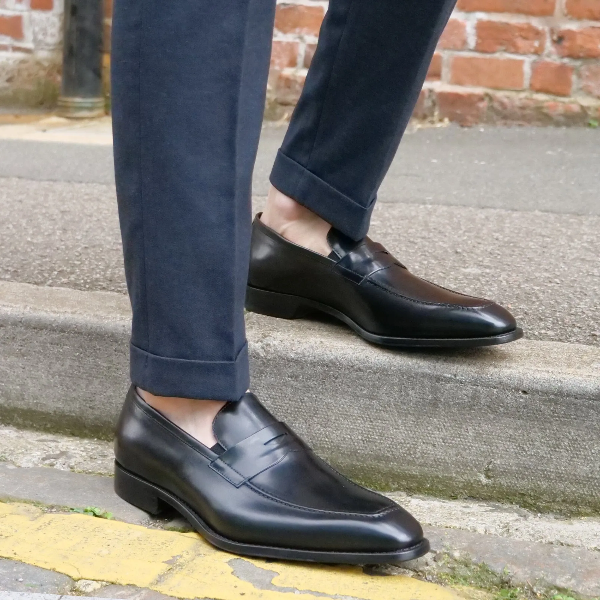 Hampton Penny Loafer Black