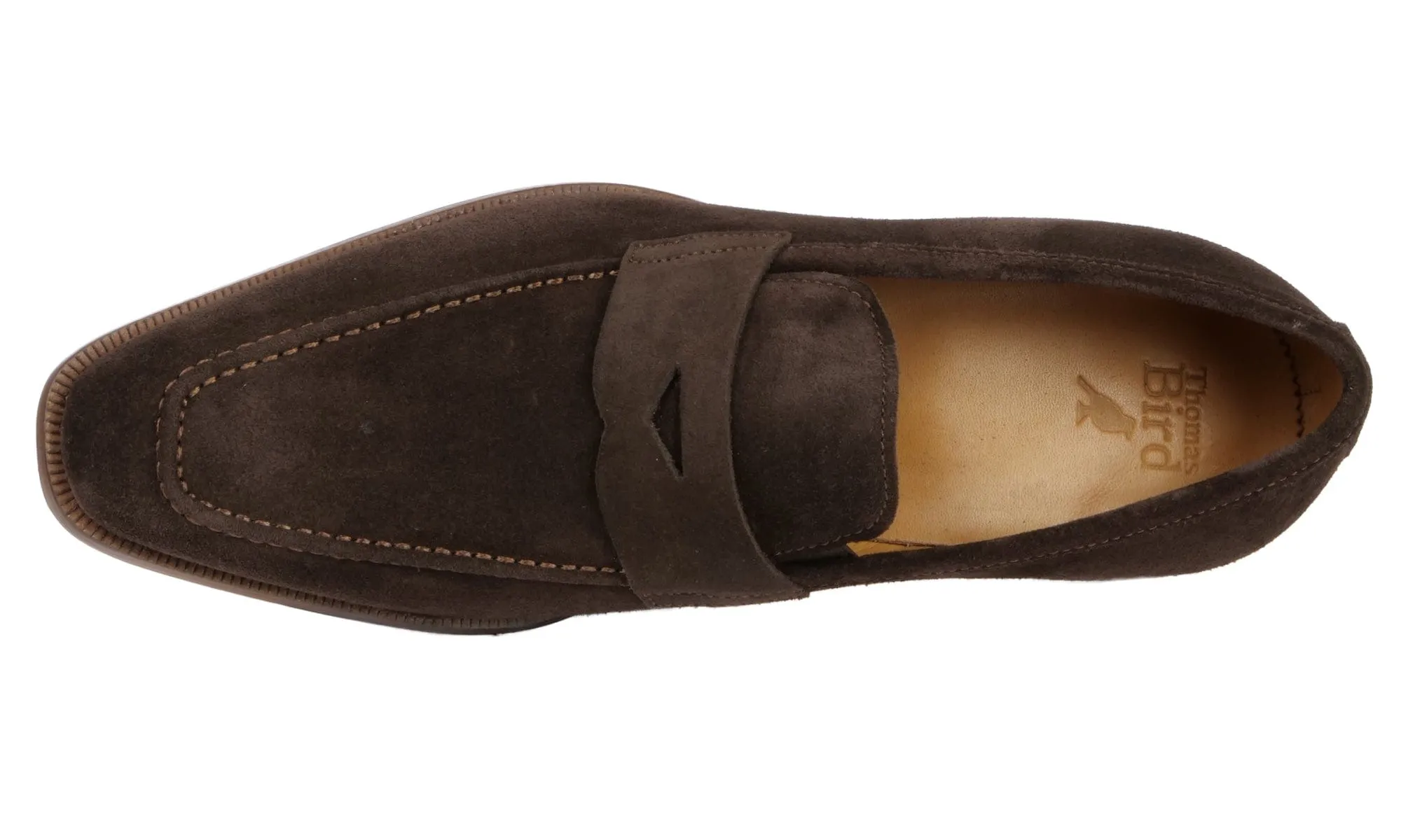 Hampton Penny Loafer Brown Suede