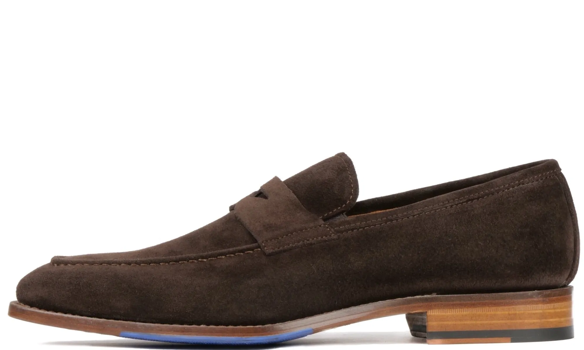 Hampton Penny Loafer Brown Suede