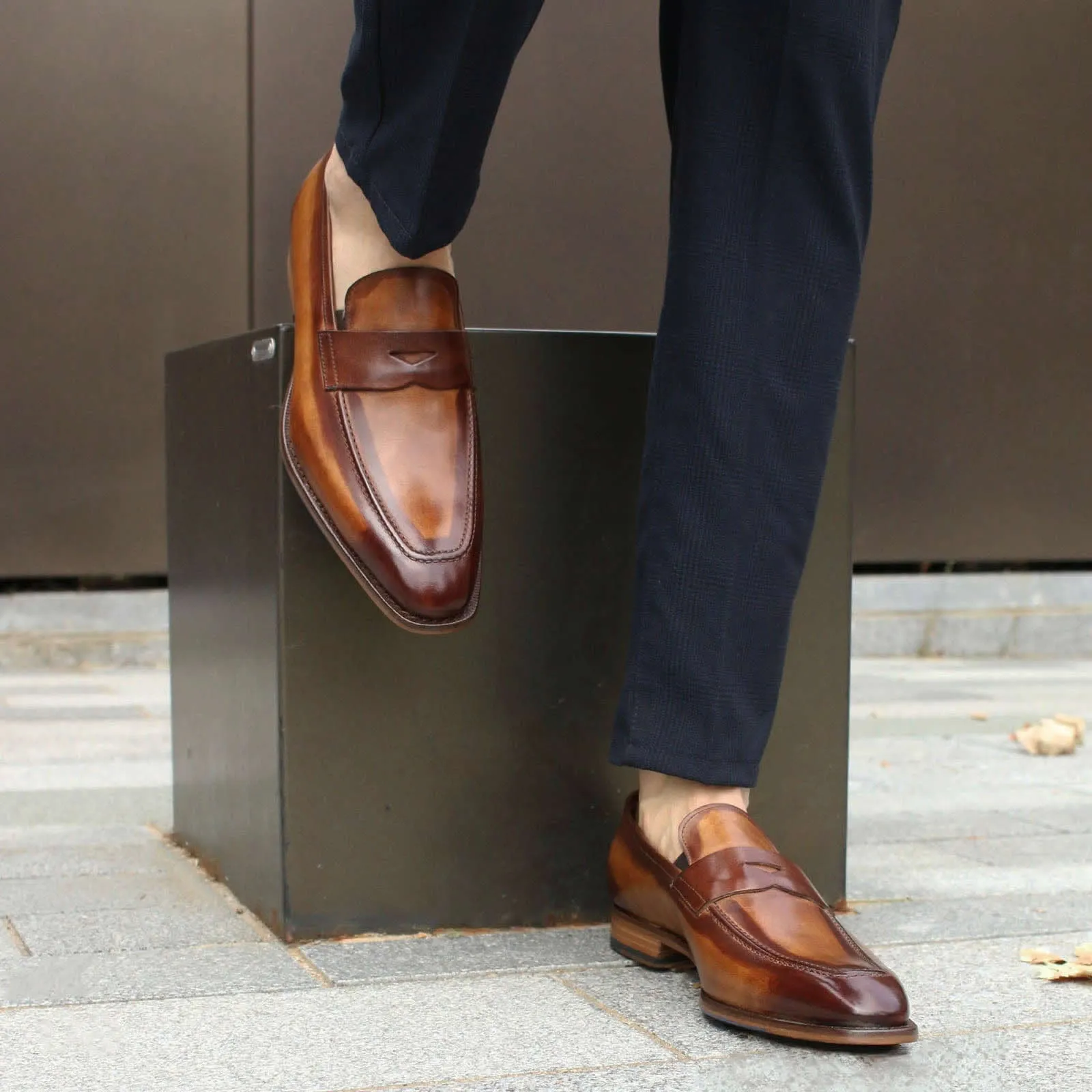 Hampton Penny Loafer Tan