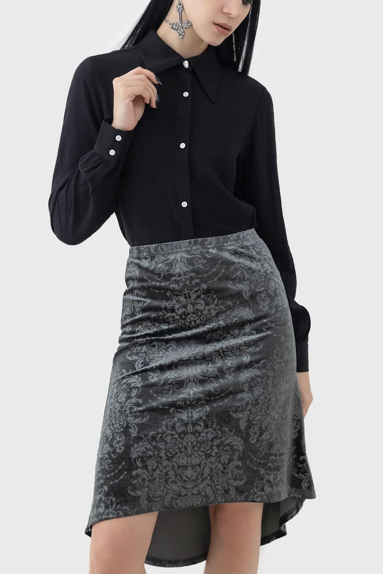 Haunted Lover Midi Skirt