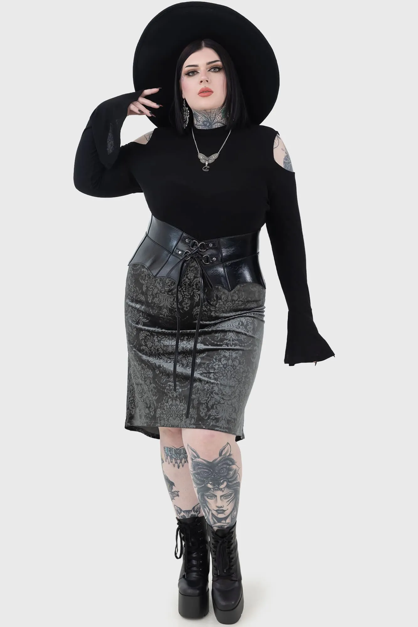 Haunted Lover Midi Skirt