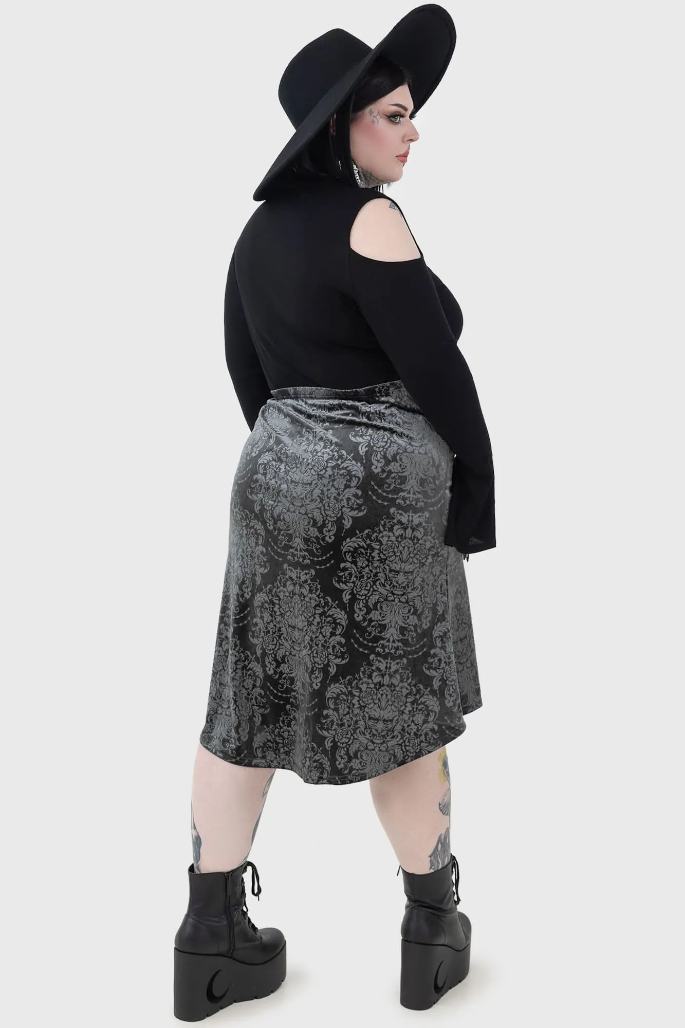 Haunted Lover Midi Skirt