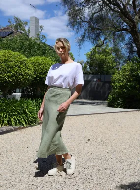 Isla Skirt-OLIVE