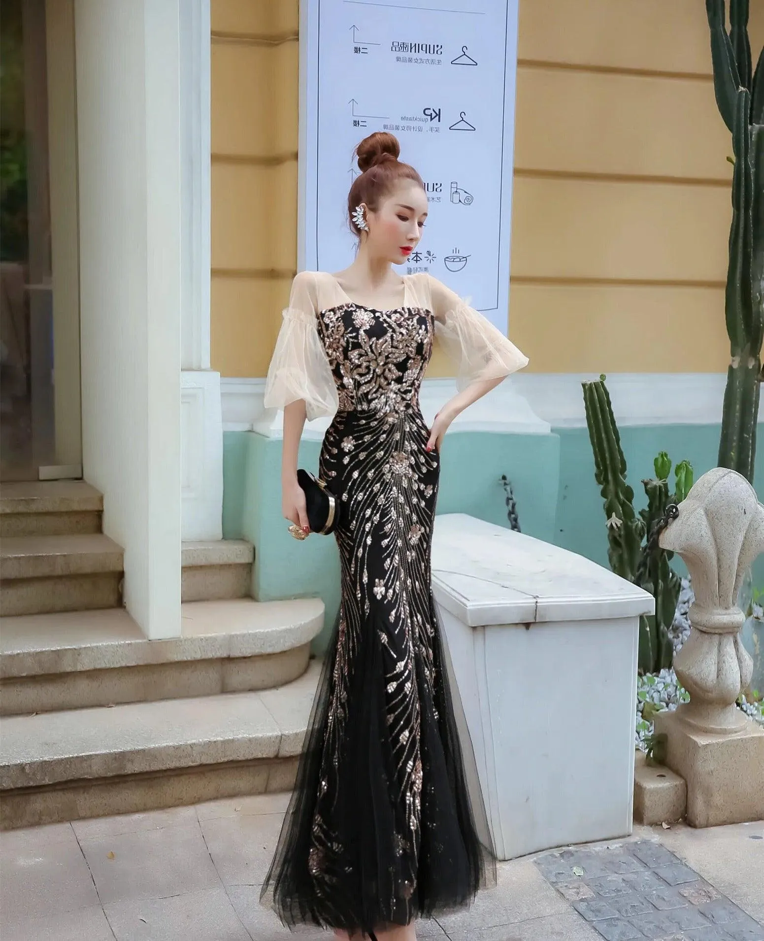 Jennifer Embellished Gown