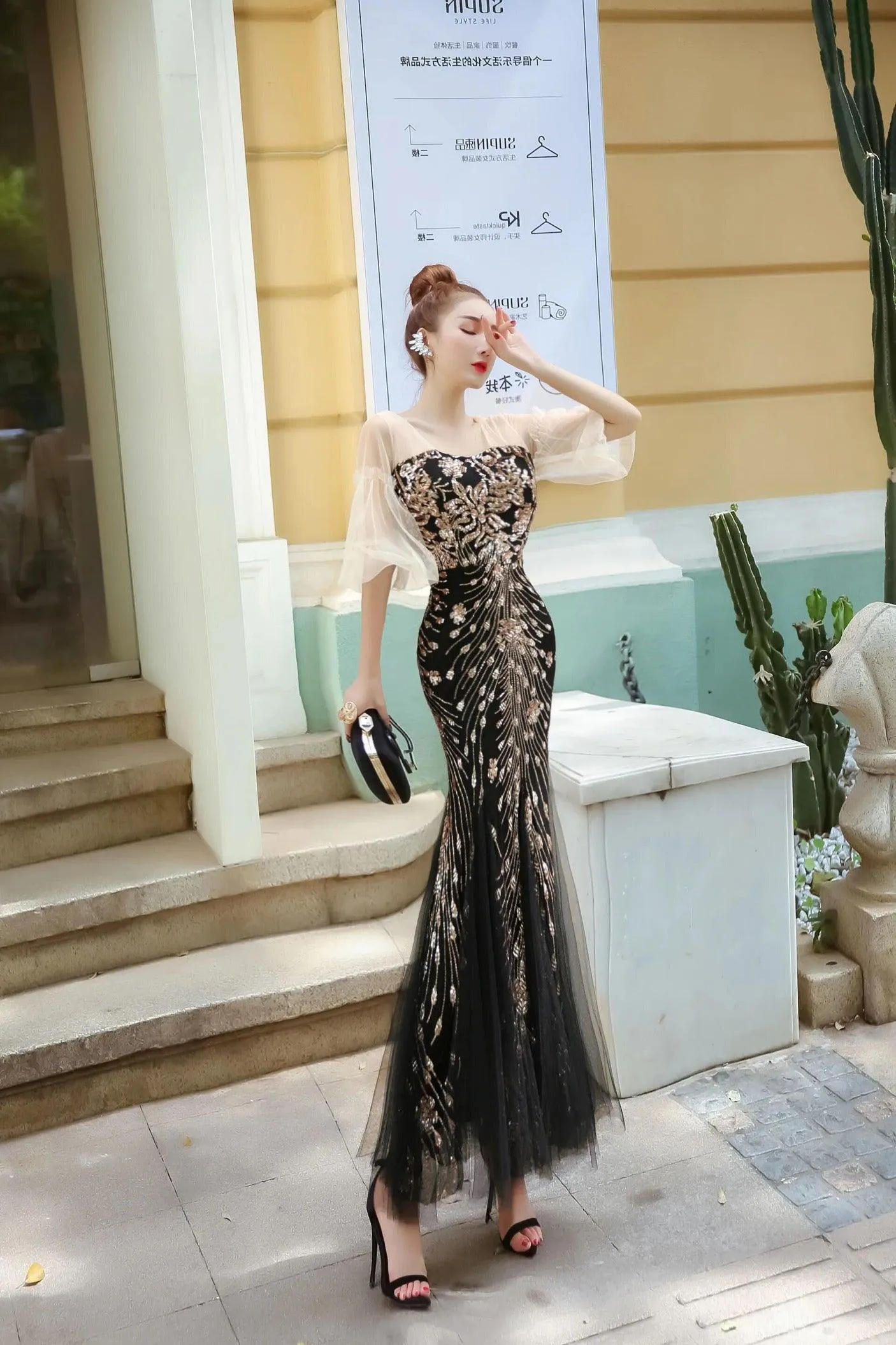 Jennifer Embellished Gown