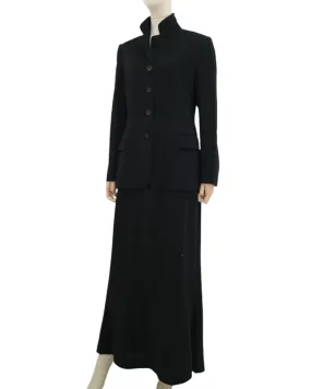 Jigsaw 2 Piece Suit in Black 100% Wool