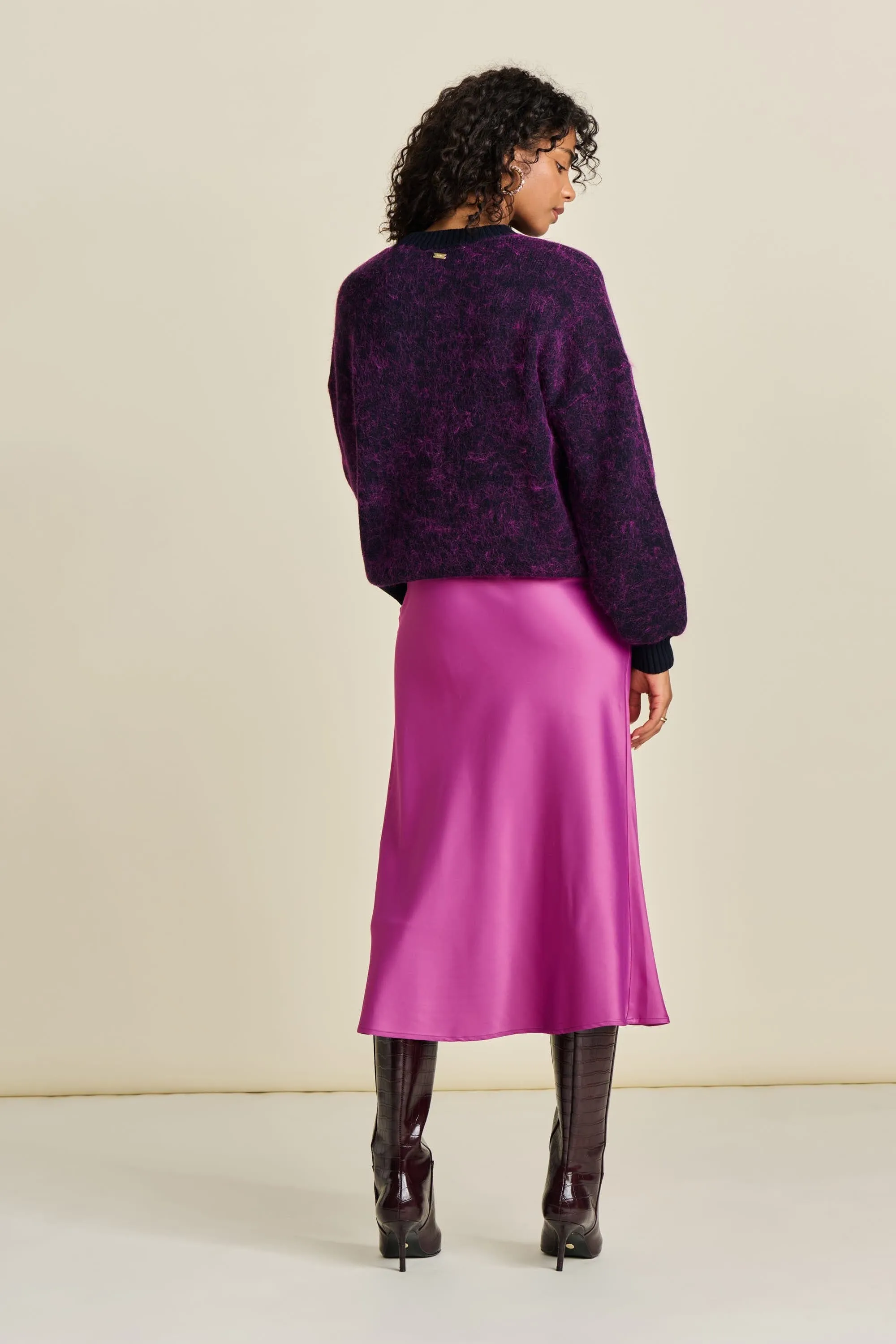 JUPE - Satin Cactus Pink