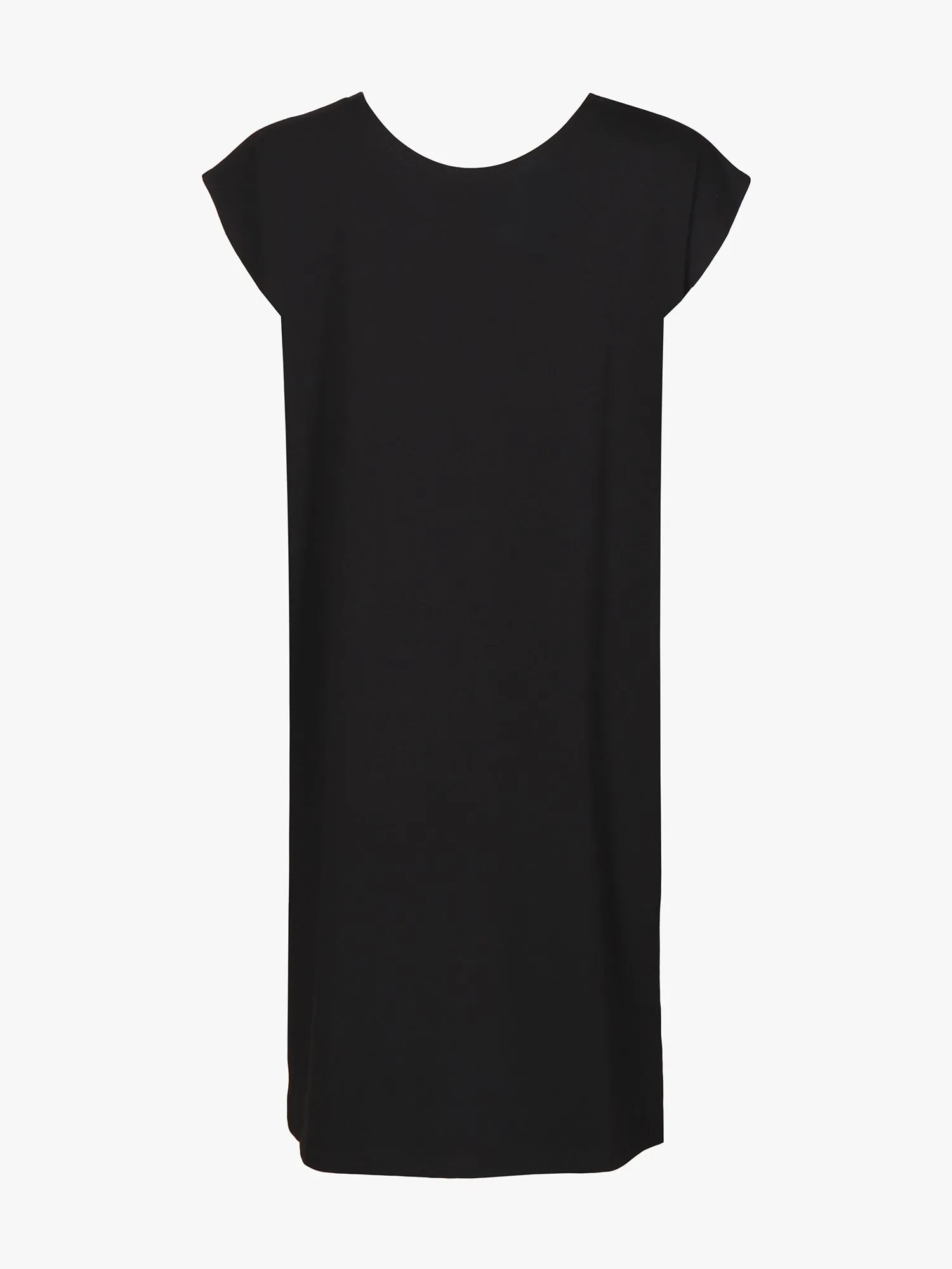 Karin Button Dress Black