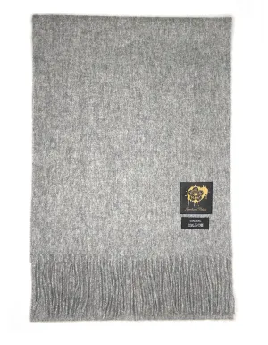 Light Grey Wool Scarf