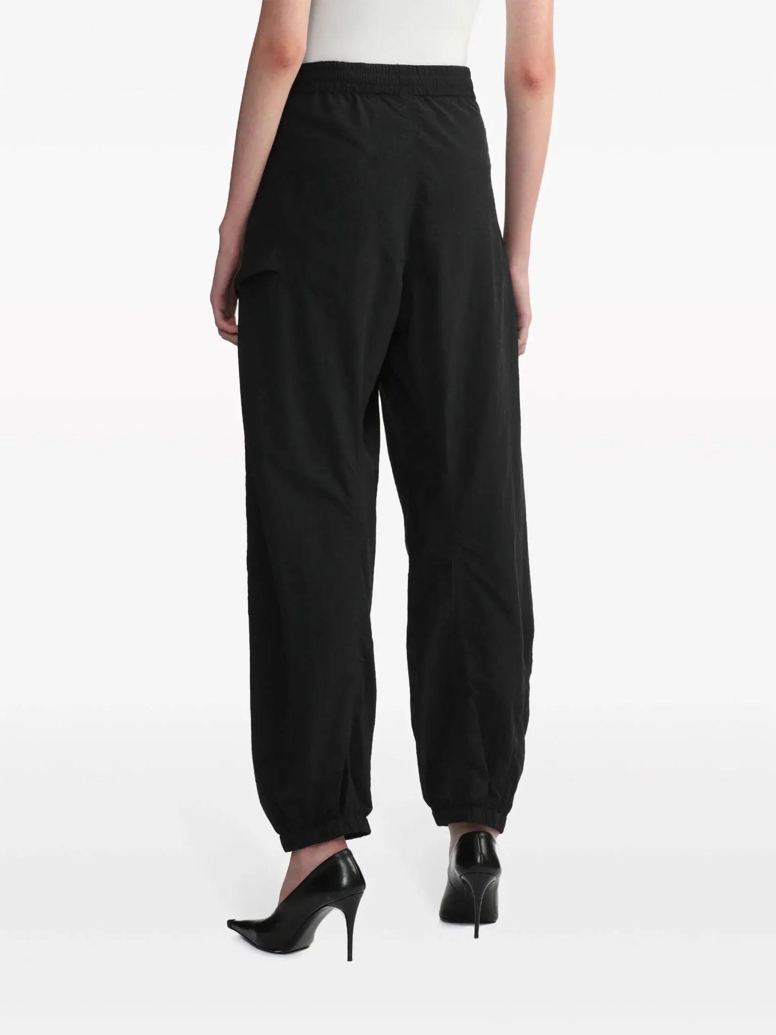 logo-embroidered elasticated-waist track pants