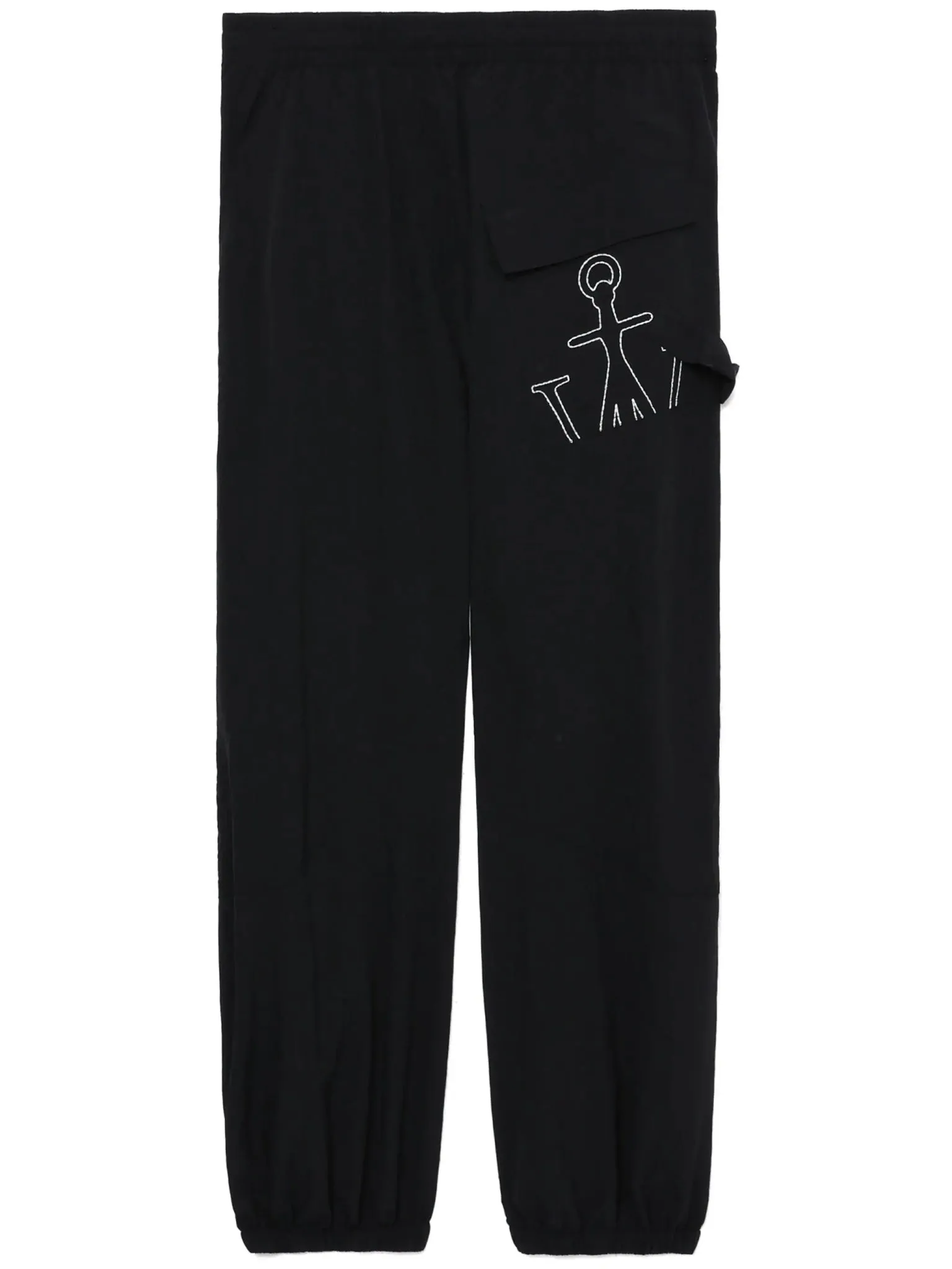 logo-embroidered elasticated-waist track pants