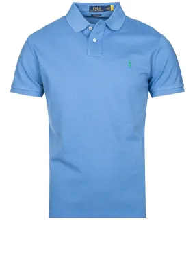 Mesh Polo Shirt Blue