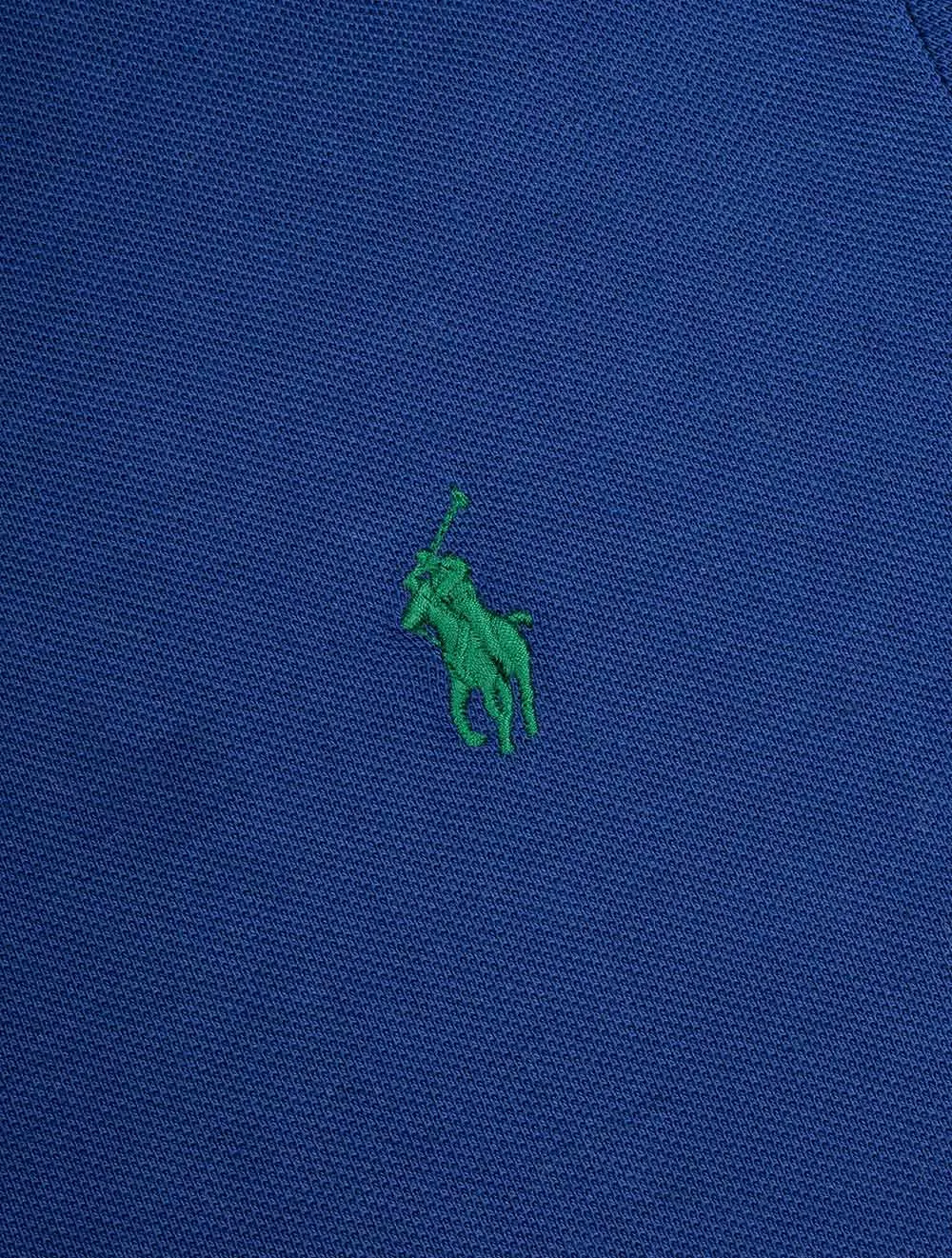 Mesh Polo Shirt Dark Blue