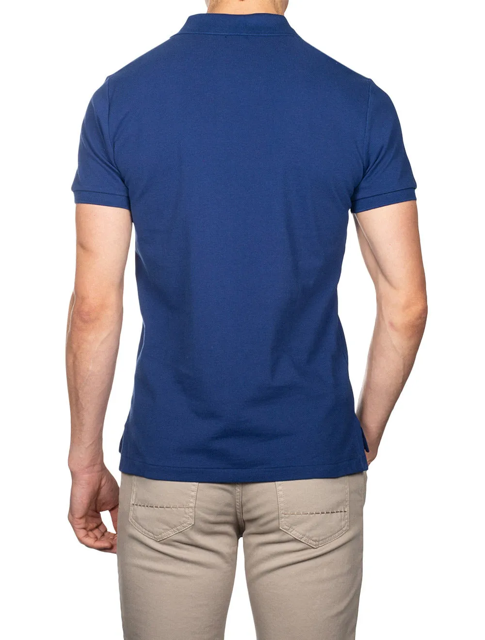 Mesh Polo Shirt Dark Blue