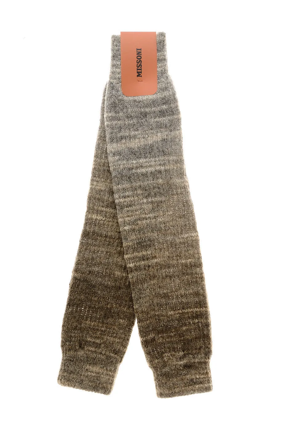 MISSONI SLOPE Gradient Khaki Legwarmers