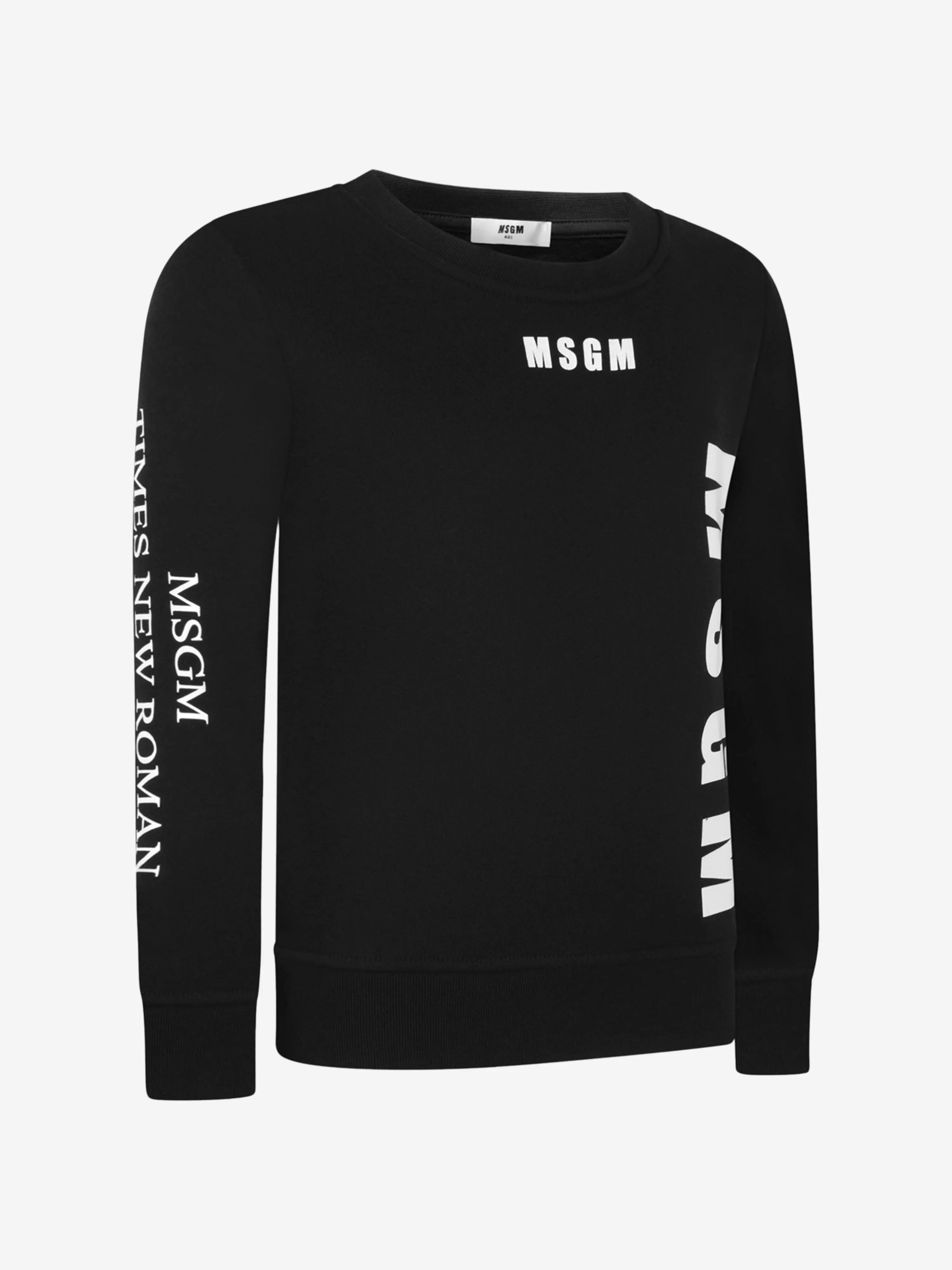 MSGM Boys Logo Print Sweater