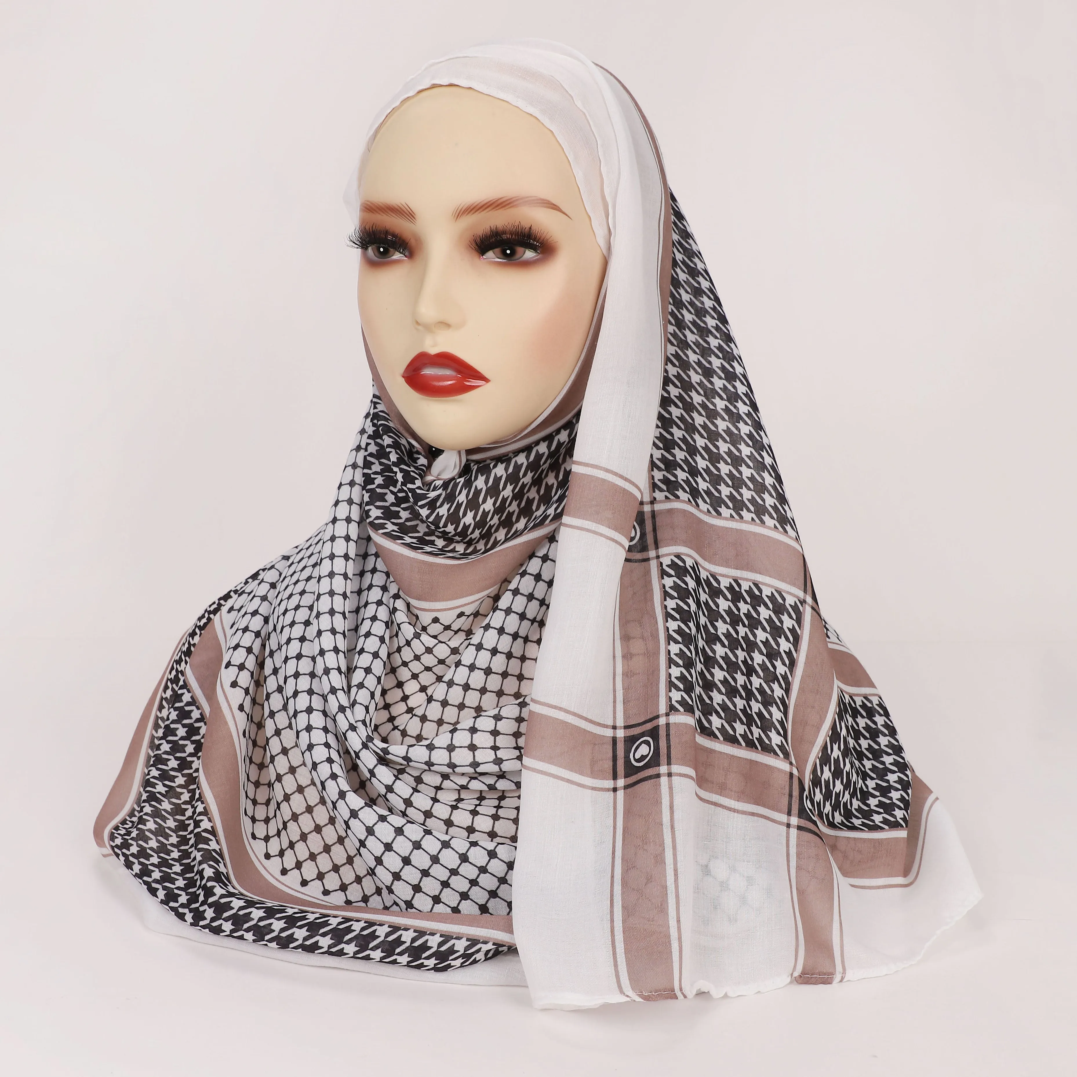 MYP04   printedkuffiyeh hijab scarf