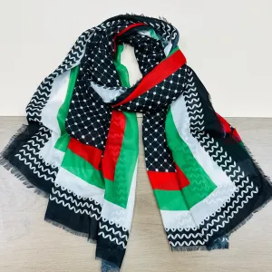 MYP04   printedkuffiyeh hijab scarf