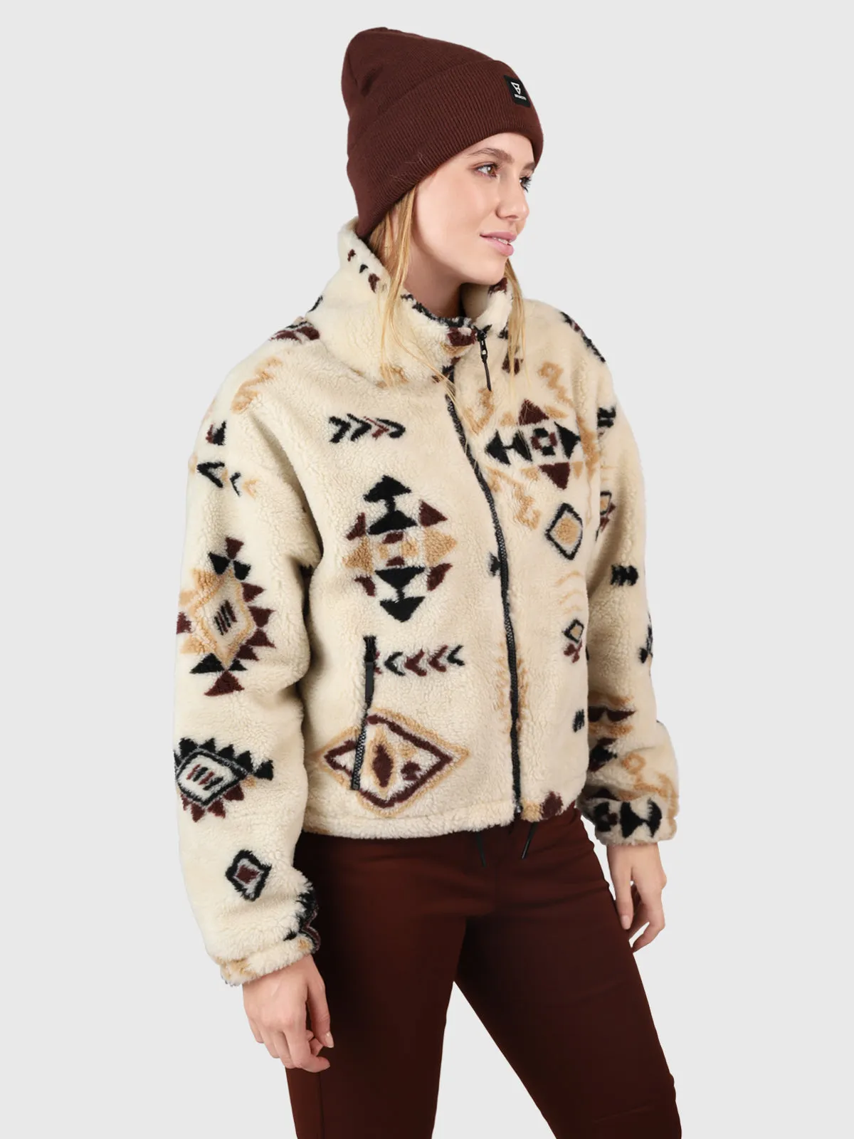 Nevea-Nordic Women Teddy Fleece Jacket | Canvas