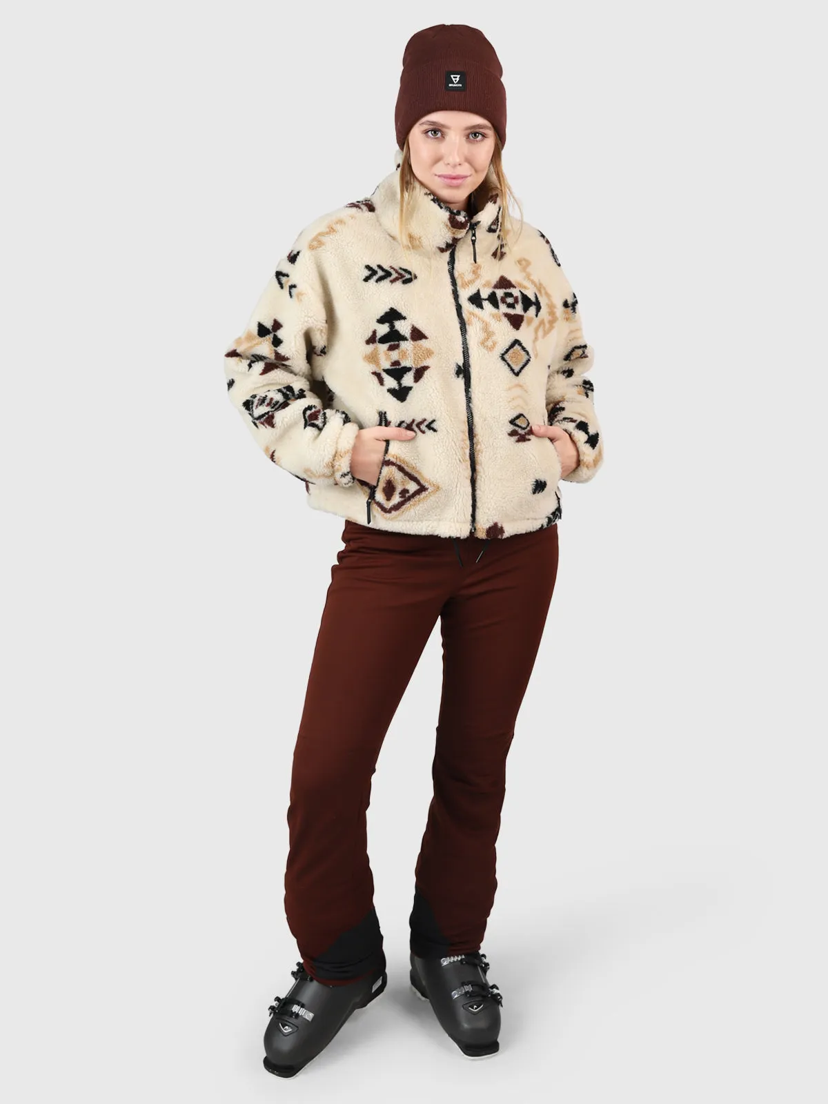 Nevea-Nordic Women Teddy Fleece Jacket | Canvas