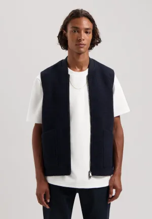 Nils Sleeveless Vest Bouclé