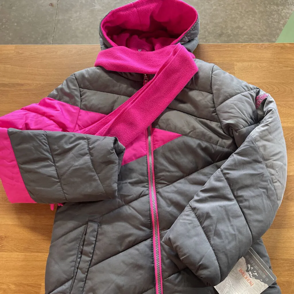 NWT Pacific Trail Fleece Lined Puffer Jacket w/Scarf - 14