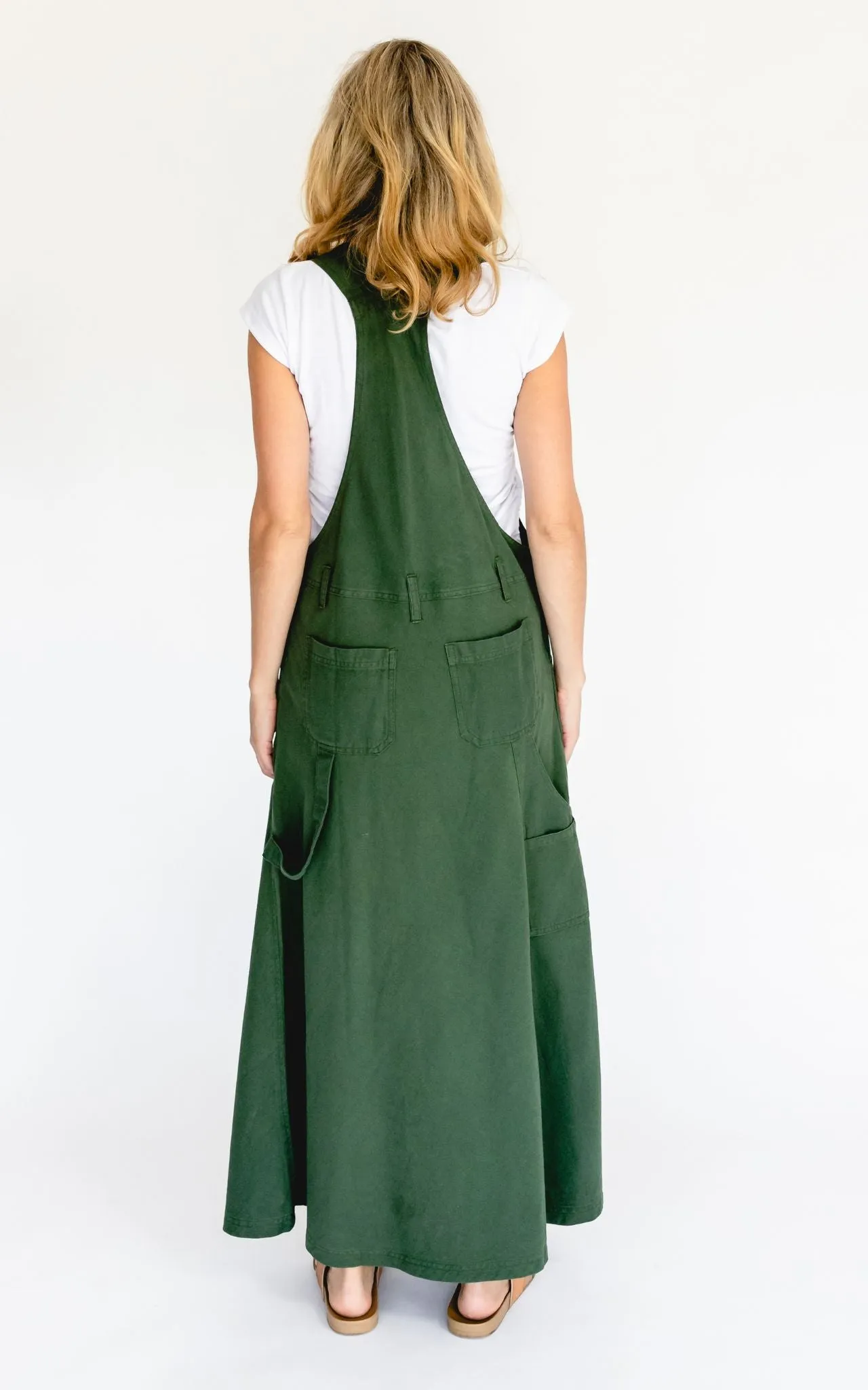 Overall Maxi Dress - Green