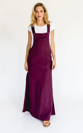 Overall Maxi Dress - Wine