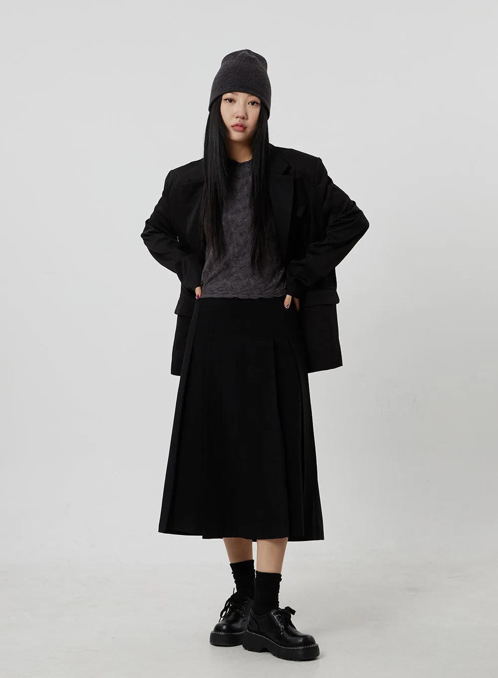 Oversized Basic Jacket CF306