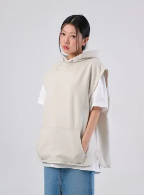 Oversized Hoodie Vest IA305