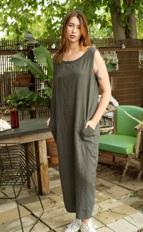 Pencil Tank Dress Linen